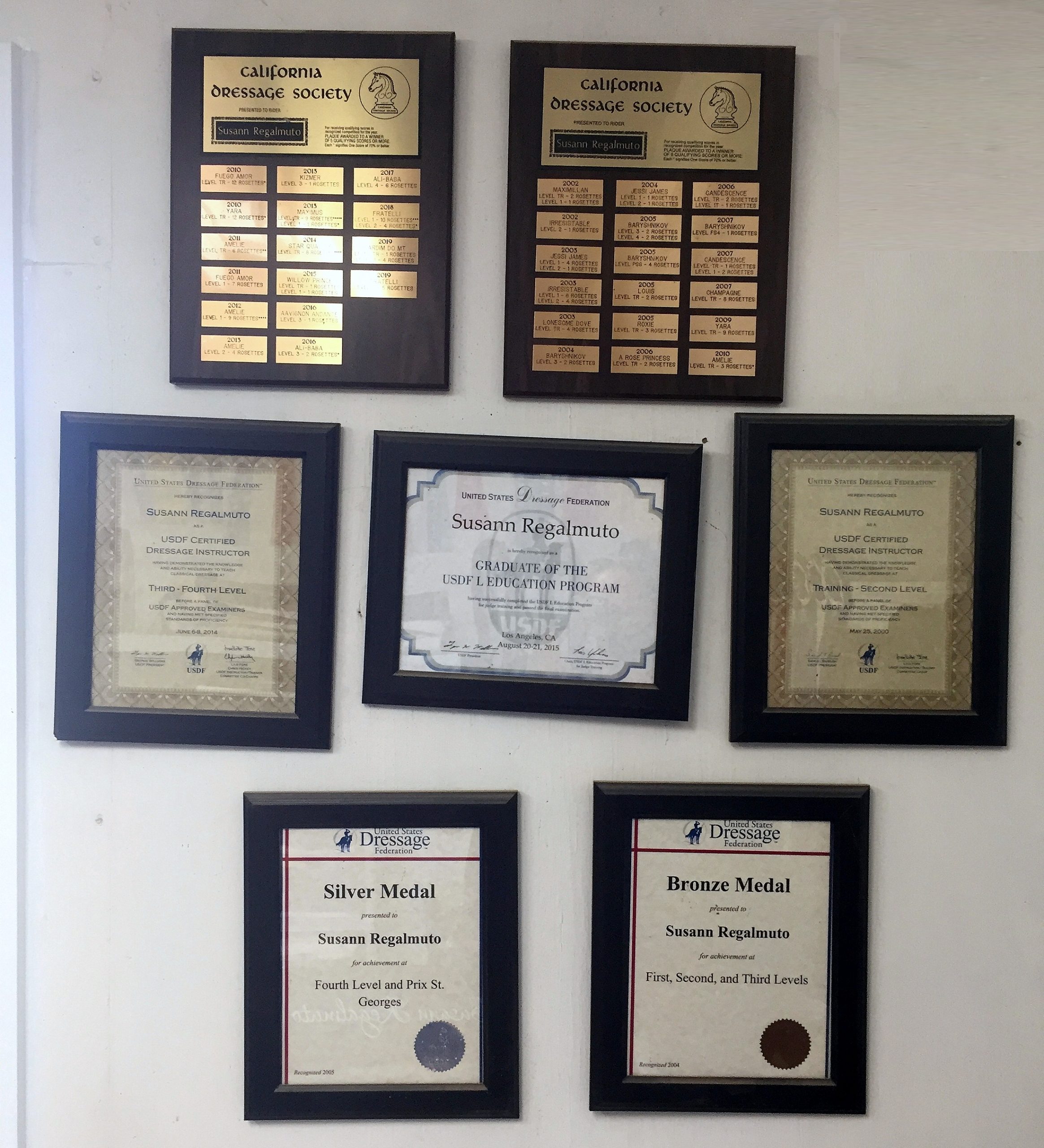 Susann's many achievements
